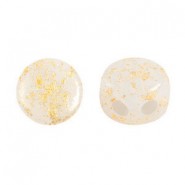Les perles par Puca® Kalos Perlen Opaque white splash 03000/84401